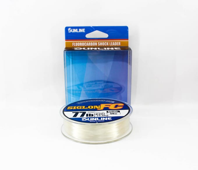 Sunline Fluorocarbon Leider Siglon FC 100% 50m 77lb Diameter 0,84mm (2088) schoon