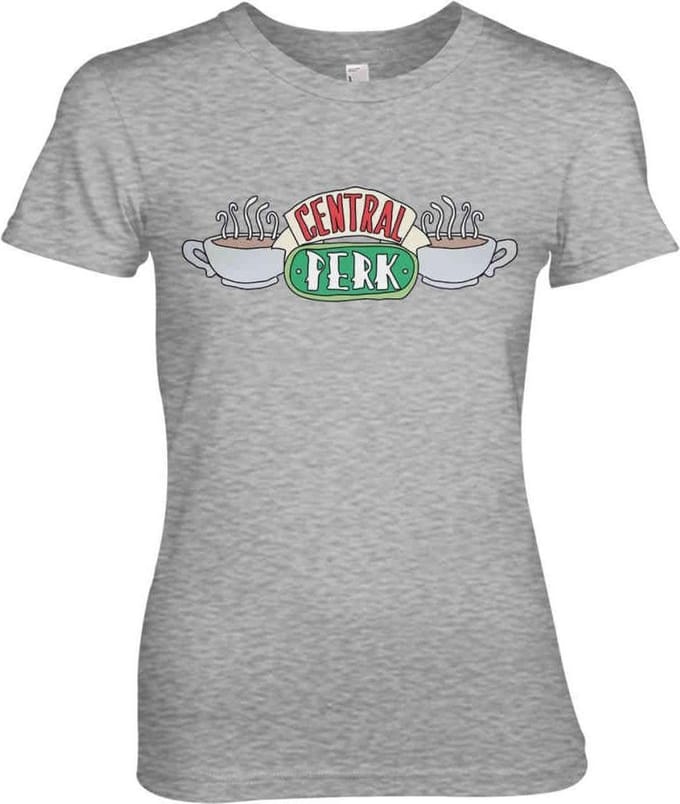 Friends Dames Tshirt -XL- Central Perk Grijs