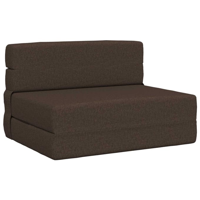 vidaXL - Vouwbare - Sofa - Bed - Taupe - 70 - x - 72 - x - 60 - cm - Stof
