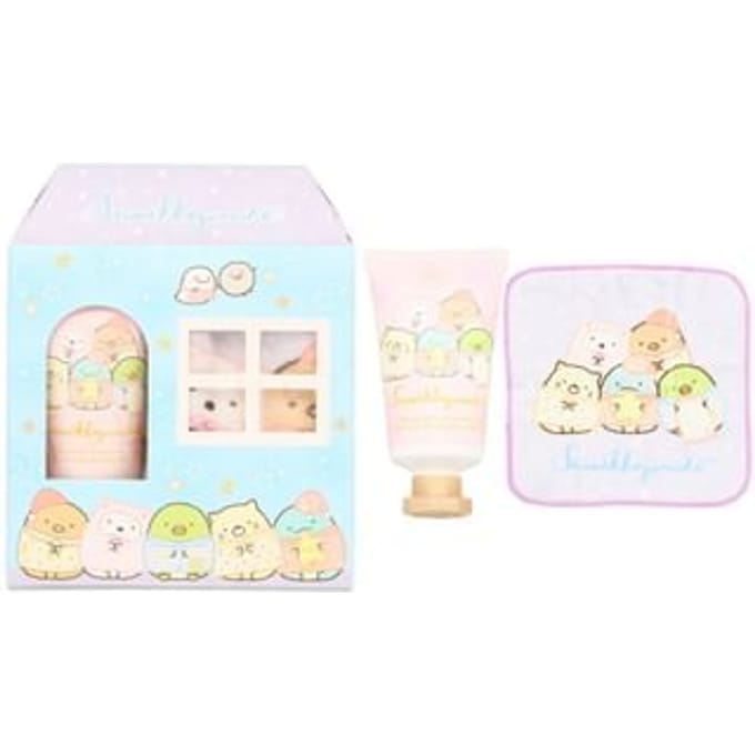 SHOBIDO - Sumikko Gurashi Hand Cream & Mini Towel Set 2 pcs