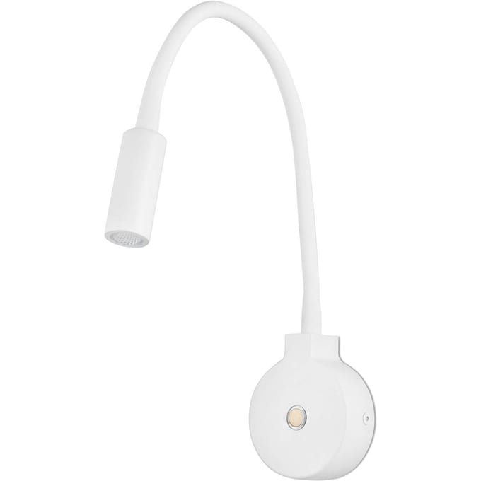FARO BARCELONA Pixie LED wandlamp met flexarm, wit