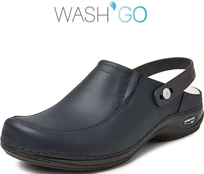 Nursing Care Clog Open Elastiek - Blauw Medische Klompen