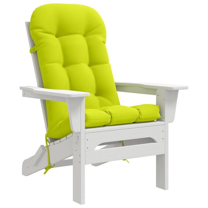 vidaXL - Zon - Ligzitzak - Kussen - PUTTEN - 100% - Polyester - Heldere - Groen.