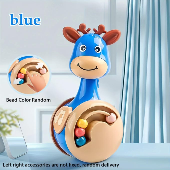 Jouet Hochet Tonneau Glissant Faon Jouet Éducatif Éducation Précoce Cadeau pour Bébé