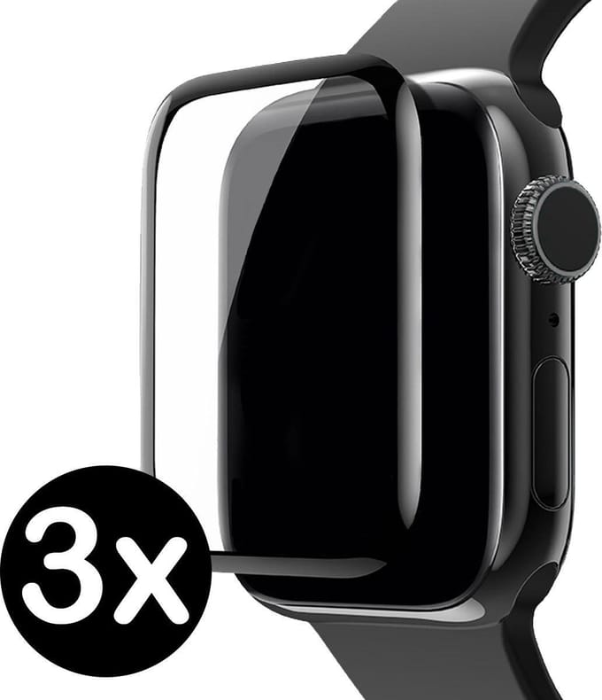 Screenprotector Geschikt voor Apple Watch Series 2 42 mm Screenprotector Full Cover Glas Gehard Screen Cover - Screen Protector Geschikt voor Apple Watch Series 2 42 mm Screenprotector Tempered Glass - 3 PACK