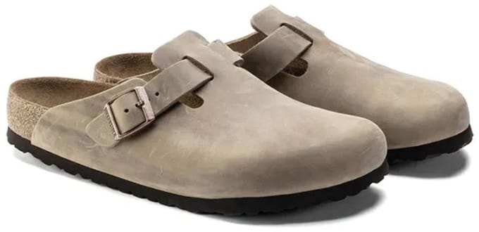 Birkenstock Boston Oiled Leather Tabacco Narrow Soft Bed Maat 36