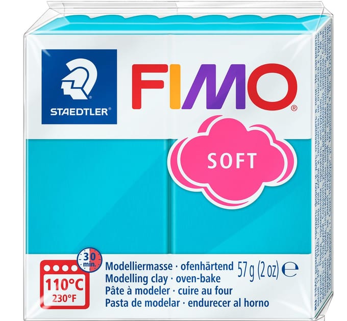 Boetseerklei Fimo soft 57 gram pepermunt