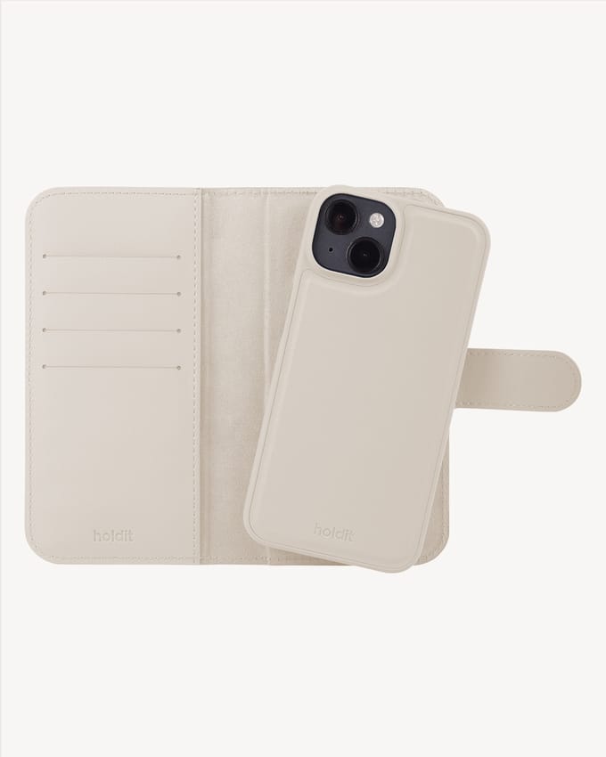 Wallet Case Magnet Light Beige iPhone 13