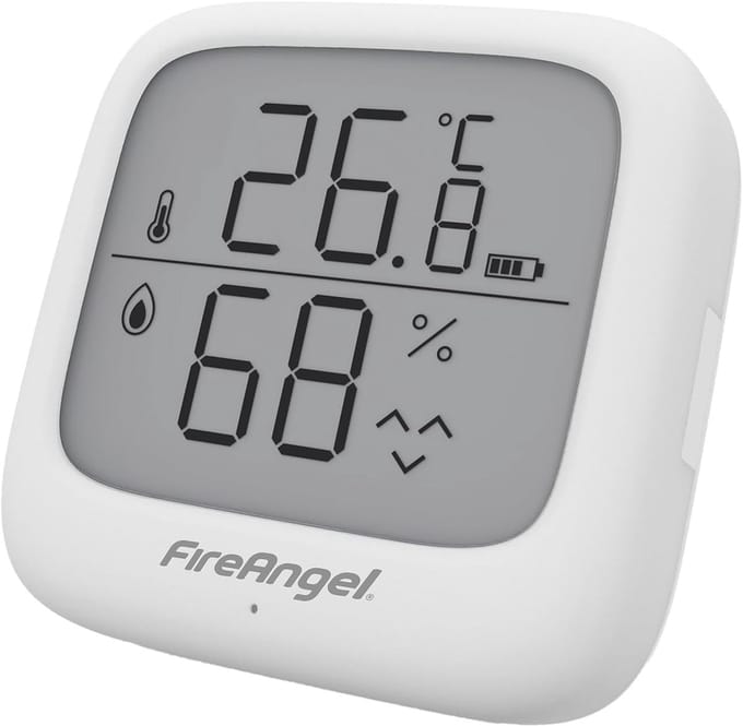 Temperatuur- en Vochtigheidsensor met LCD Scherm - Batterijvoeding voor Thuis, Slaapkamer en Kinderen