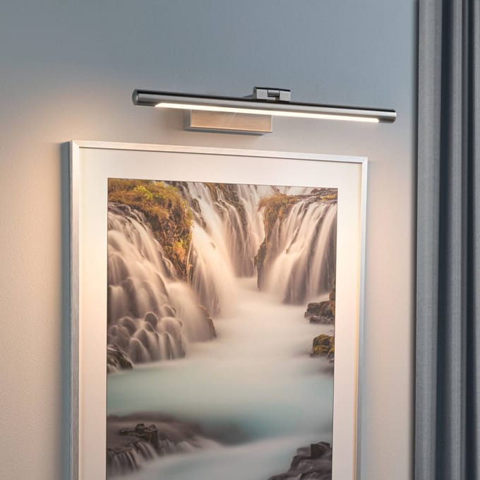 Paulmann Mingo LED schilderij verlichting 41,5 cm aluminium, berken.