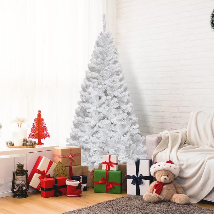 Coast Christmas Tree Artificial Fir Tree -Metalen standaard - 240 cm - Wit