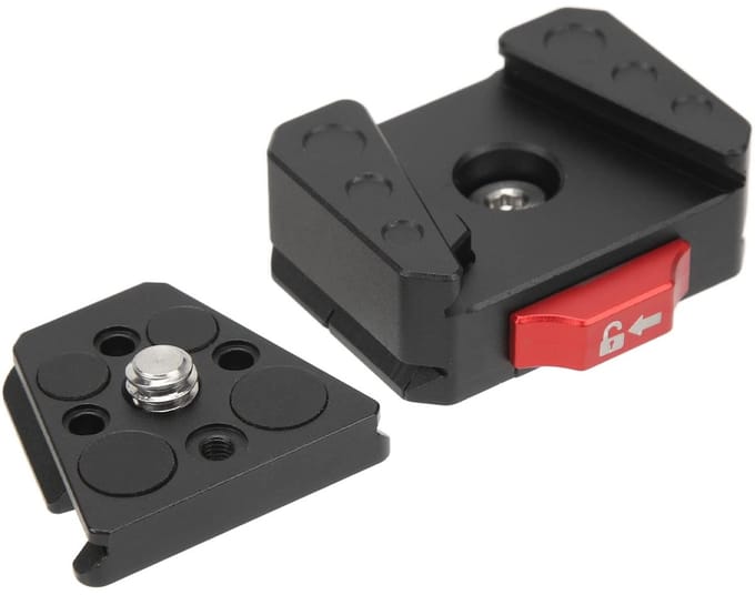 SPHProducts - V Lock Snelkoppelingsplaat - Aluminiumlegering - Stabiliteit en gebruiksvriendelijkheid - Compact formaat - Multifunctionele Mini V Lock ...