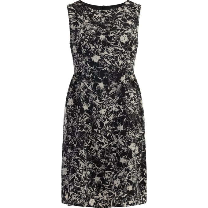 usha Midi-jurk met retroprint
