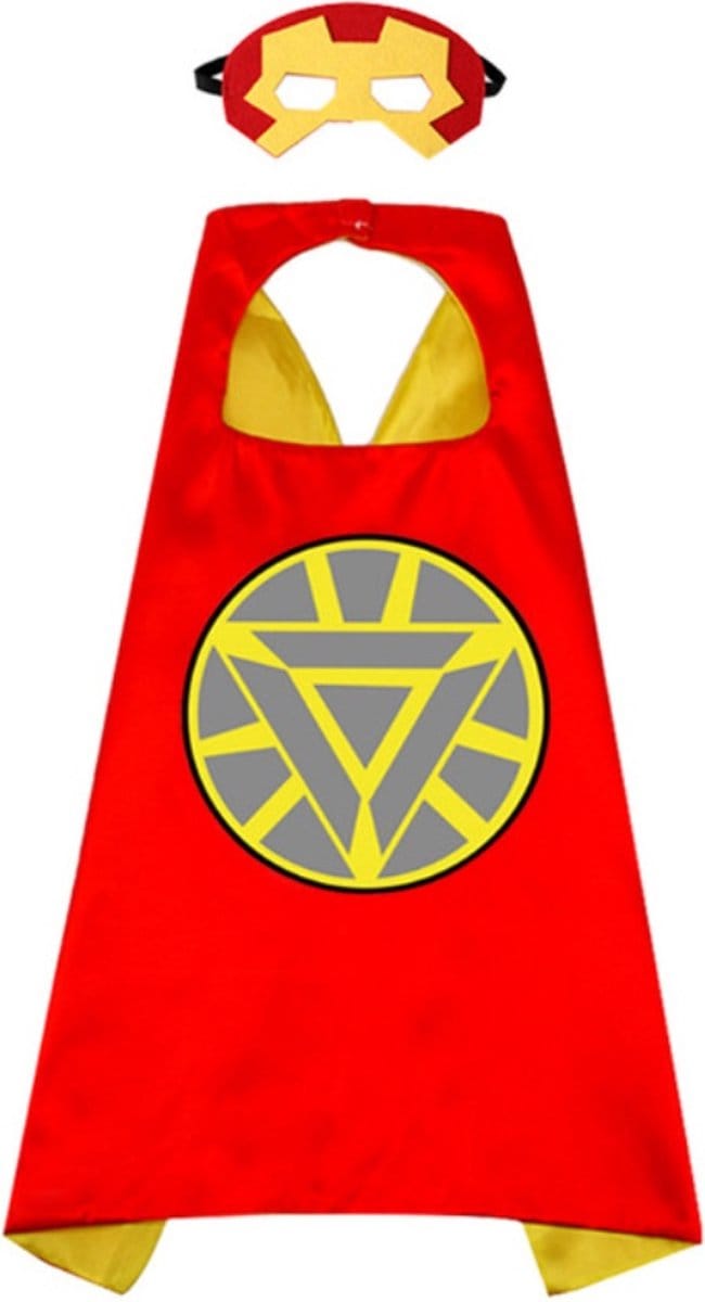 Iron Man cape - Superhelden Cape - Inclusief masker - Met armband