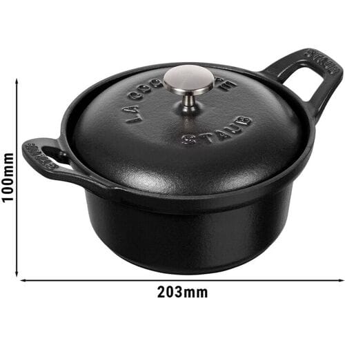 STAUB SPECIALITIES - La Coquette - Ø 120mm - Gietijzer - Zwart