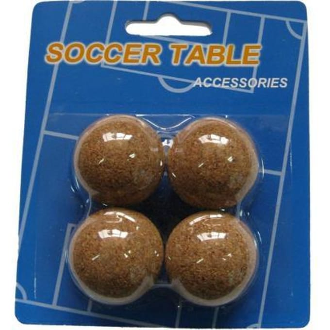 Set van 3 houten ballen voor tafelvoetbal, 31mm