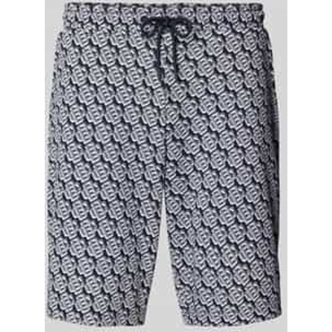 Sweatshorts met labeldetails