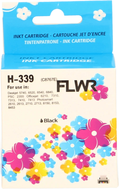 FLWR - Cartridges / HP 339 / zwart / Geschikt voor HP
