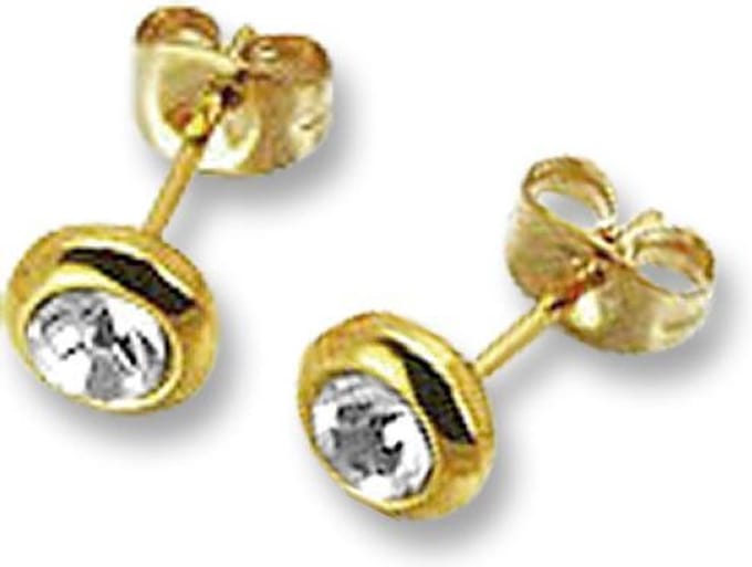 Amanto Oorbellen Ember G - 316L Staal - Rond - ∅6mm