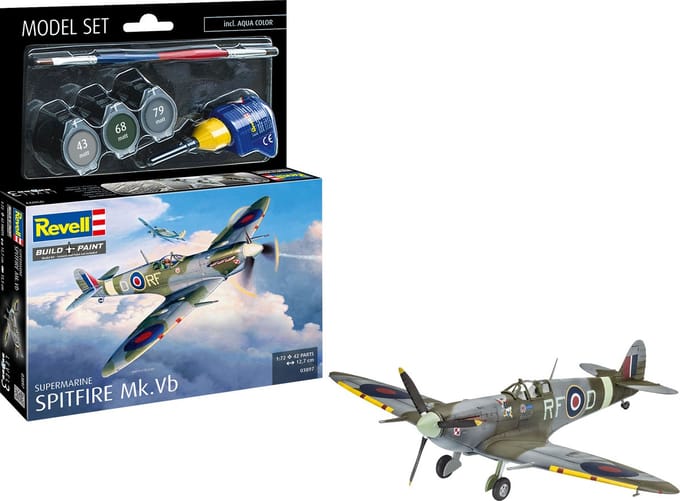 Revell Modelbouwpakket Militaire voertuigen - 63897 Supermarine Spitfire Mk Vb Model.tfire Mk.Vb - Model Set Plastic - 1:72 - Modelbouw