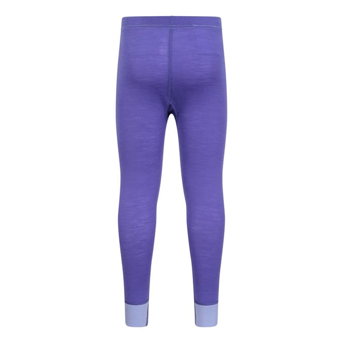 Mountain Warehouse Kinder/Kids II Merino Wol Base Layer Broekje (Paars)