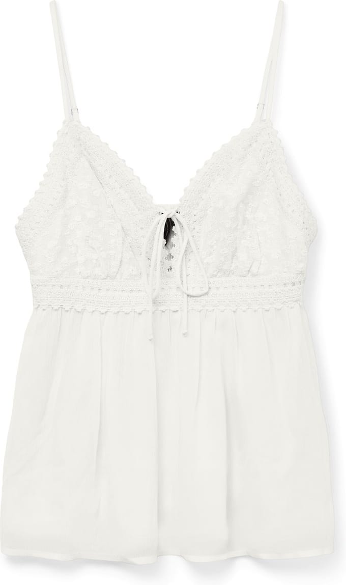 VERO MODA - VMDINA DETAIL SINGLET WVN EXP GA SB2 - Dames - Blouses