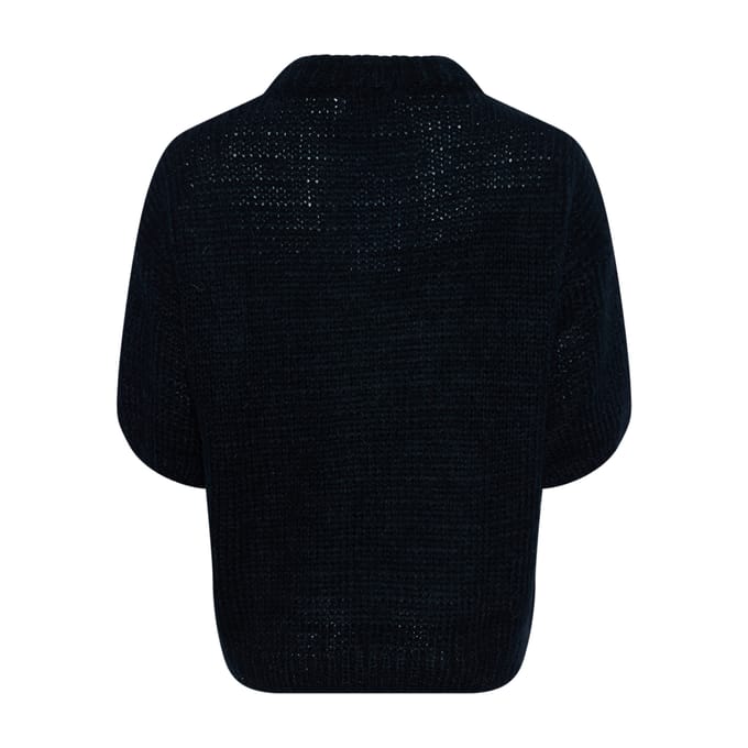 Amour Knit in zwart en gebroken wit