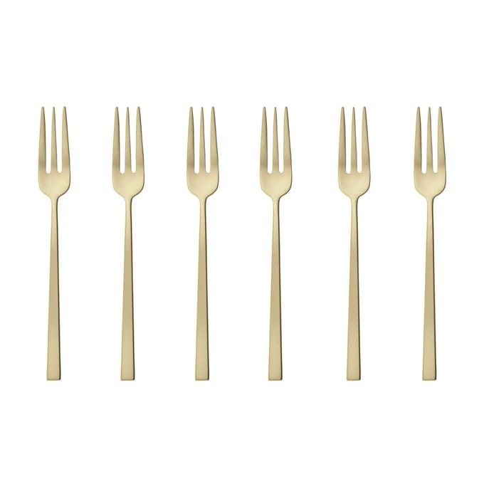 Sambonet Gebaksvorkjes Rock Champagne 6 Stuks