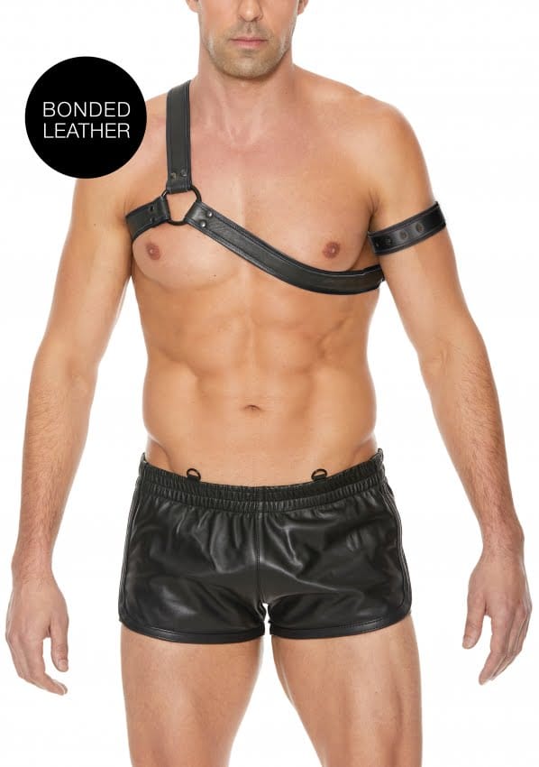 Ouch - Gladiator harnas One Size - Zwart