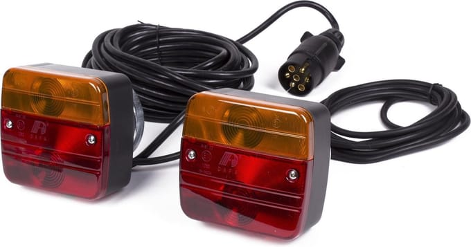 Benson Magneet Verlichting Set - aanhanger lampen - 7.5m kabel