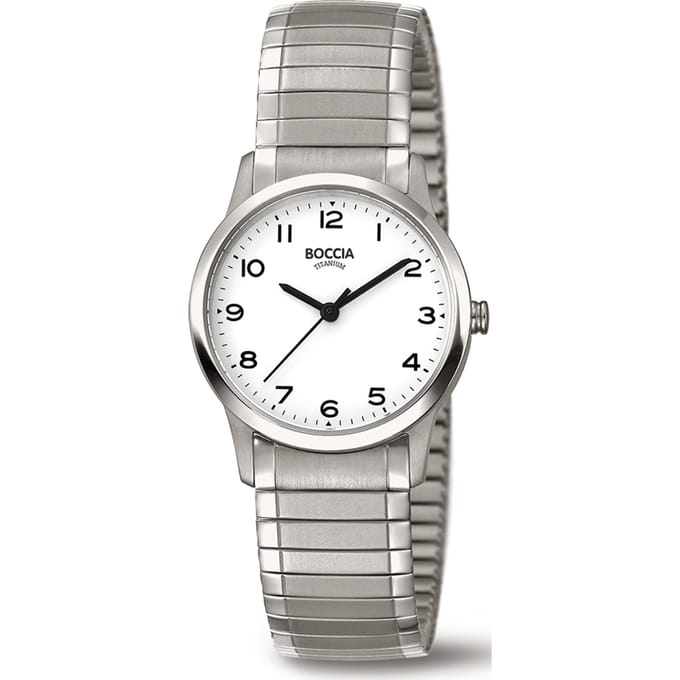 Boccia Titanium 3287.01 Dames Horloge 29 mm