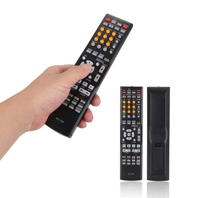 Vervangende Afstandsbediening Voor Denon AV-Receiver RC1120 AVR391 AVR591 AVR390 black
