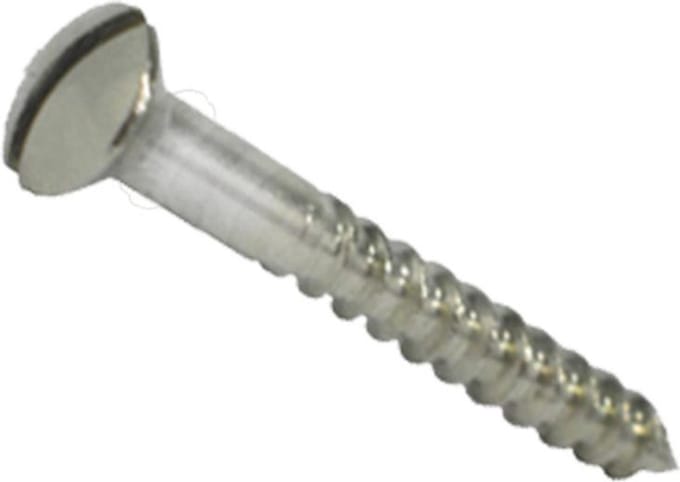 Houtschroeven Vernikkeld - Messing - 3,5 x 25 mm - 200 stuks