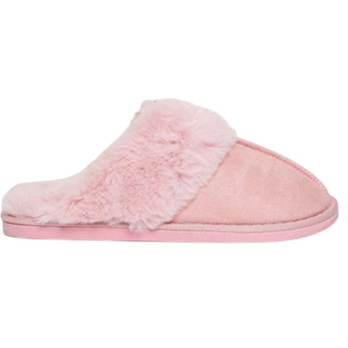Threadbare Solace suède muiltjes voor dames (Roze)