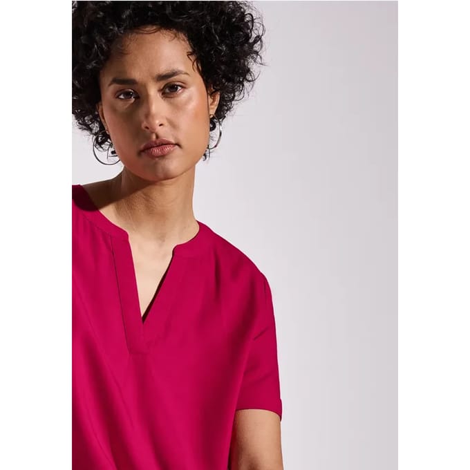Blouse in effen kleur