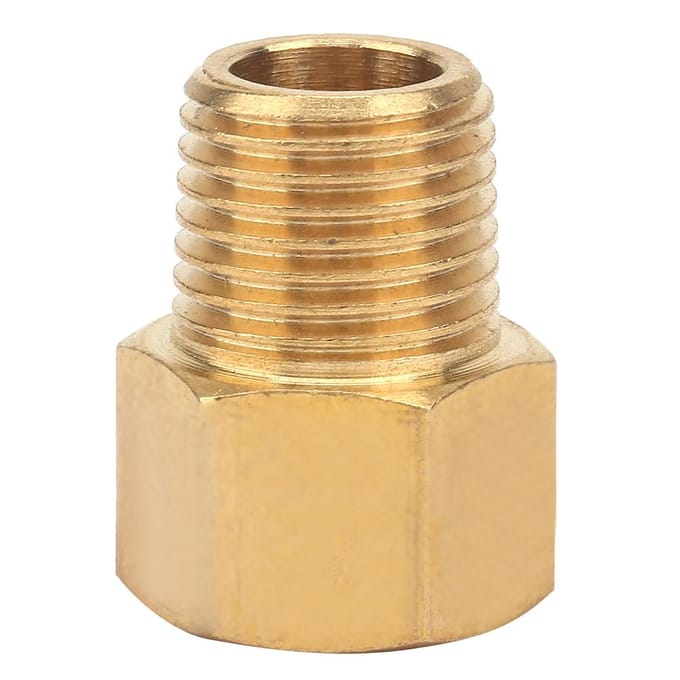 Messing Pijpfitting Adapter voor Manometer 14  BSPT Mannelijk naar 14  NPT Vrouwelijk