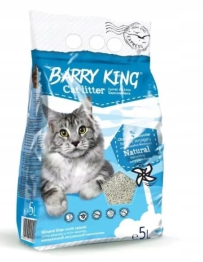 Barry King - Kattengrit - 100% Bentoniet - 5L - Zonder Geur