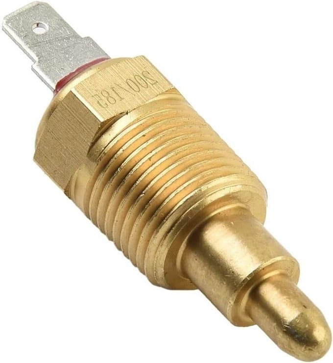 Koelventilator Sensor - Temperatuurschakelaar Motor - Motorkoeling Regelen - Metaal Duurzaam - 3/8" NPT - Koperkleurig