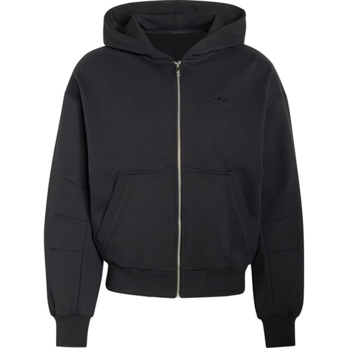 Adidas Originals Premium Essentials Cropped Jas Met Capuchon Zwart