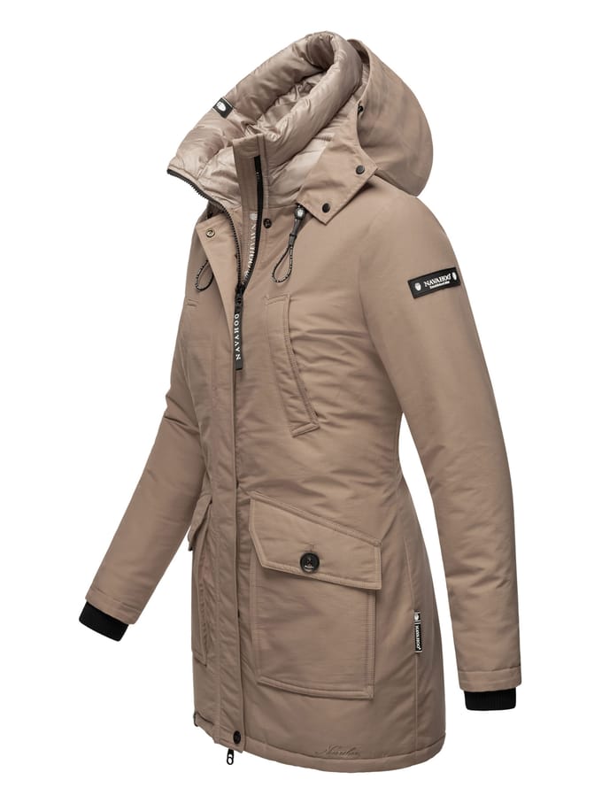 Navahoo dames winterjas Blizzardstorm – Lang, Warm & Functioneel