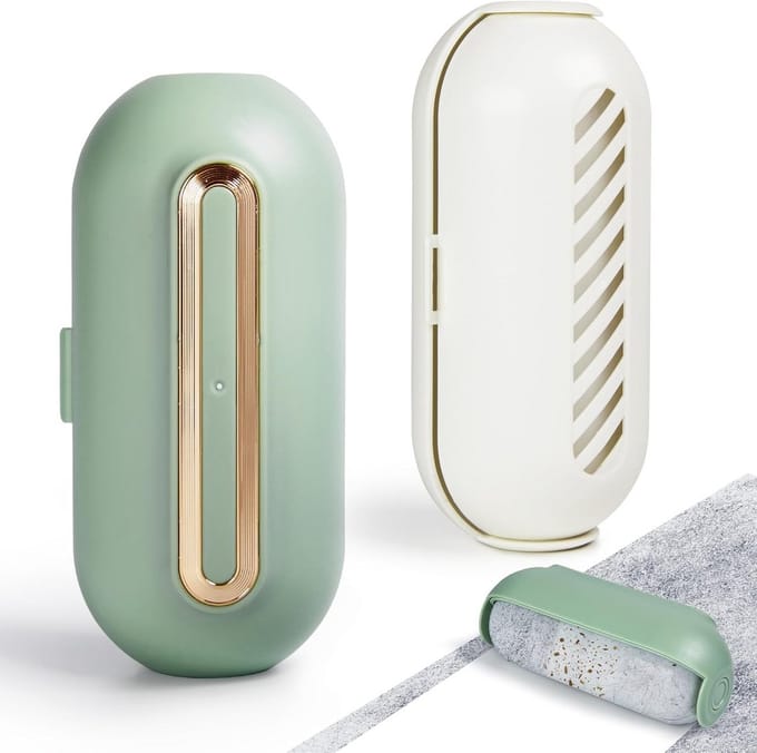 2 Stuks Herbruikbare Pluisroller voor Kleding en Meubels – Wasbaar en Draagbaar