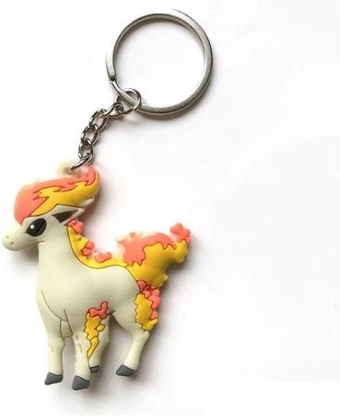 Ponyta 3D pokemon sleutelhanger - speelgoed - figuren - Viros