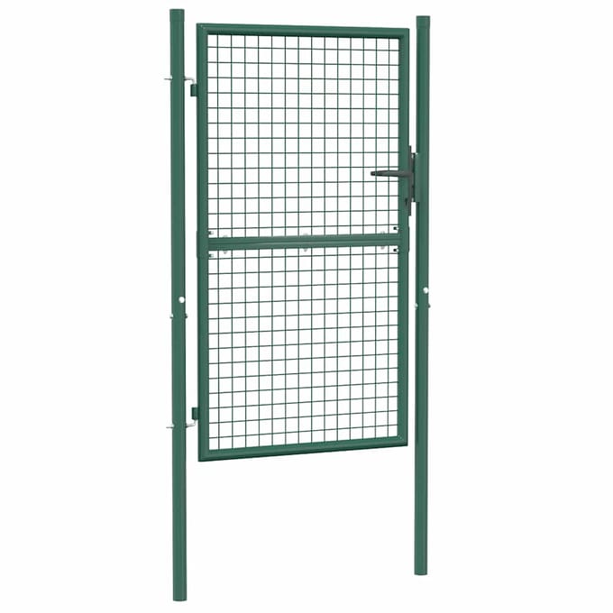 vidaXL - Hekpoort - staal - 100x150 - cm - groen