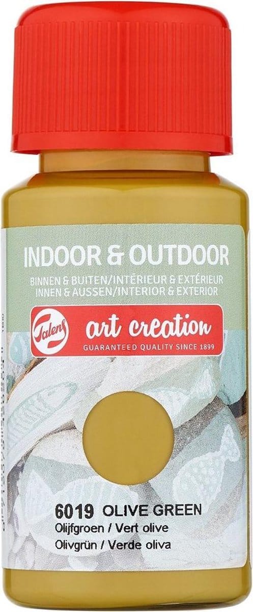 Talens Art creation indoor & outdoor 50mL 6019 Olijfgroen