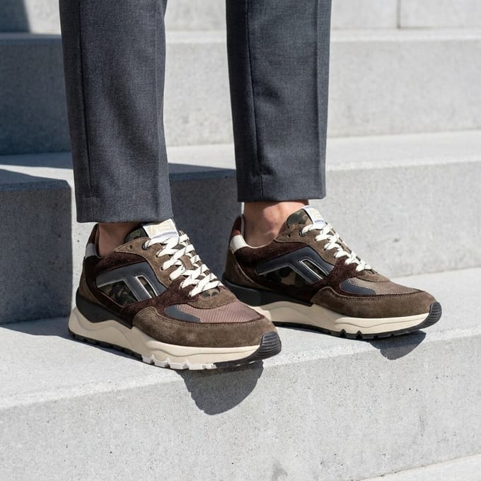 Floris van Bommel Floris van Bommel De Treener 51.02 Sneakers groen