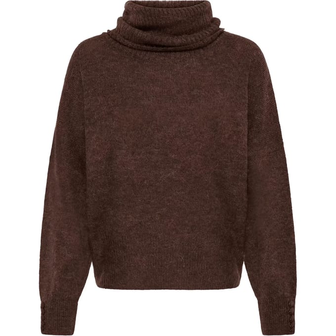 relaxed fit gebreide pullover met col model 'IHKAMARA'