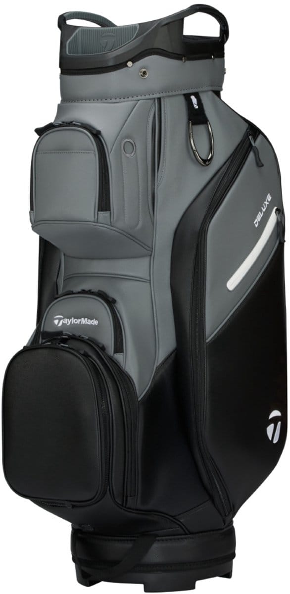 TaylorMade DeLuxe Cartbag 2026 - Zwart Grijs
