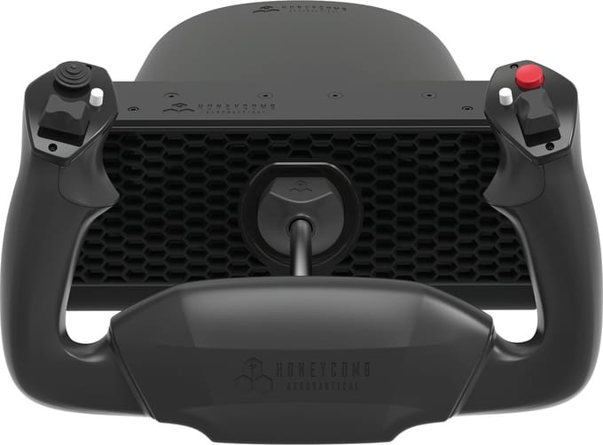Honeycomb Alpha Flight Controls Lite Yoke & Switch Panel - Vluchtbesturing - PC/Mac - Zwart