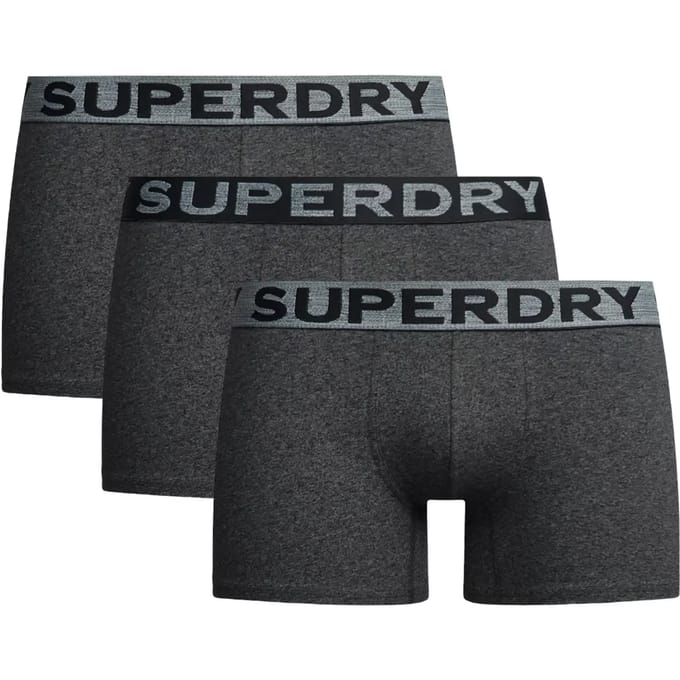 Boxershorts van biologisch katoen Superdry (x3)