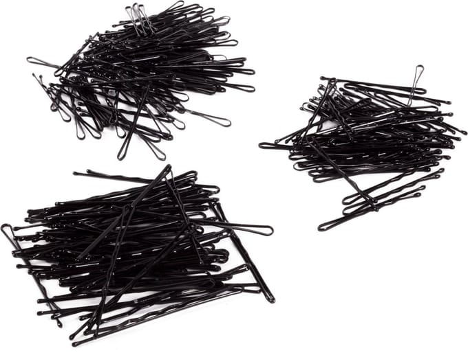 Benson Schuifspeldjes - 200x - zwart - 45 en 55 mm - haarspelden